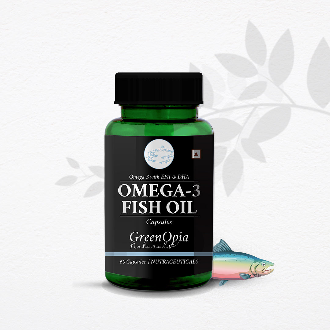 Omega-3 Fish Oil – 60 Capsules | EPA &amp; DHA for Heart, Brain &amp; Joint Support