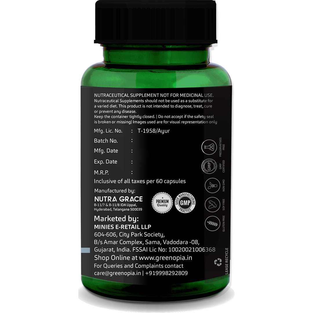 GreenOpia Omega-3 Fish Oil 60 Liquid Filled Capsules