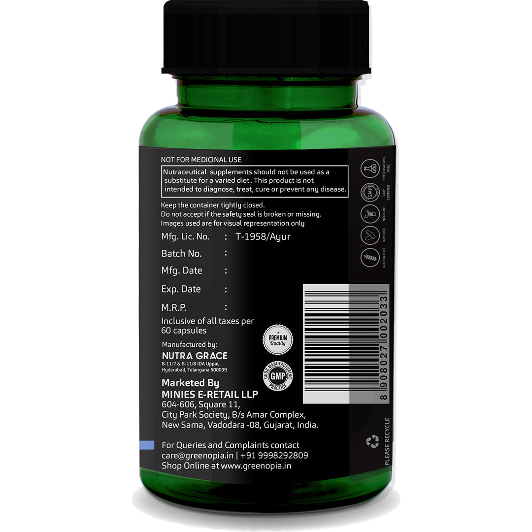 GreenOpia Double Strength Fish Oil 60 Liquid Filled Capsules