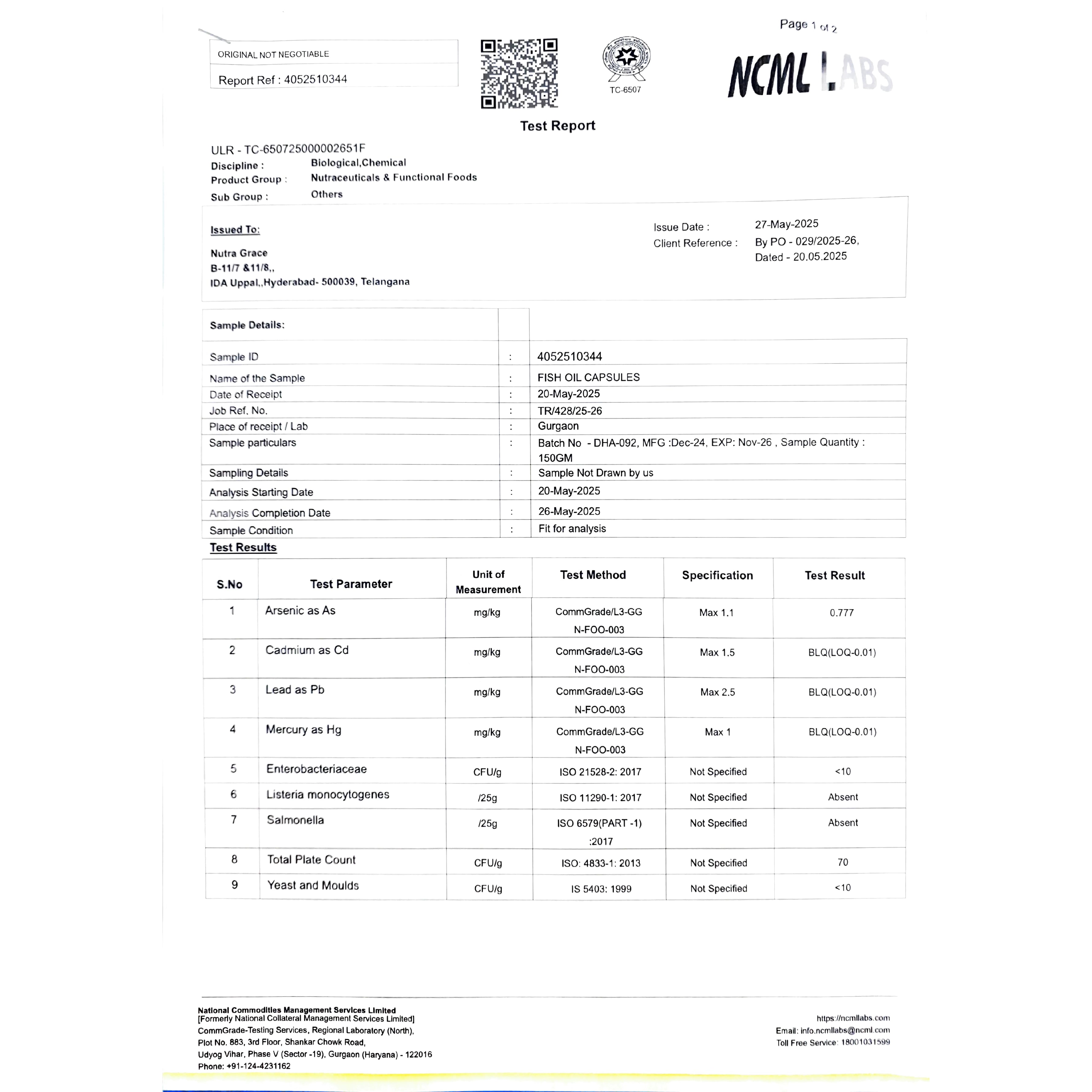 GreenOpia Omega-3 Fish Oil 60 Liquid Filled Capsules