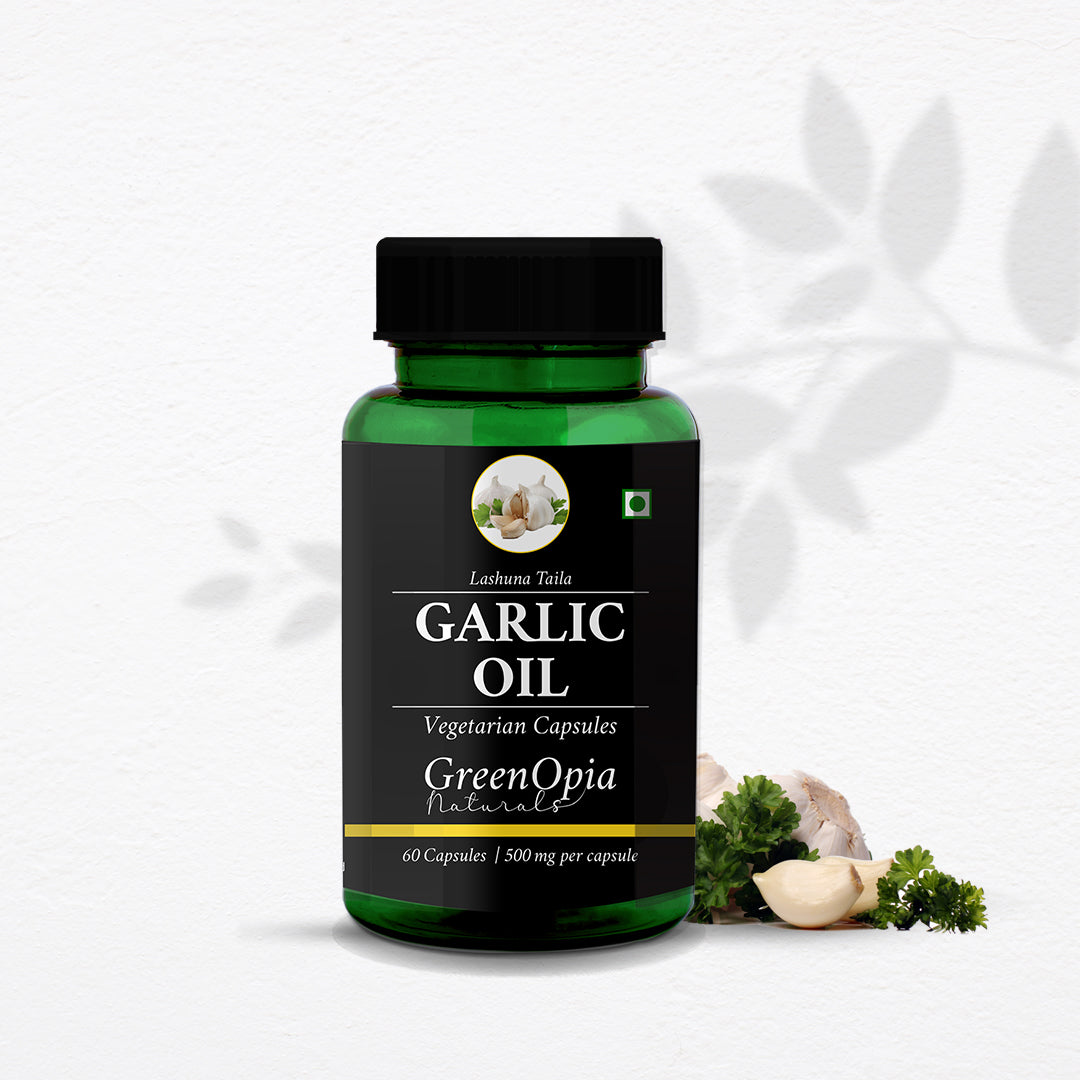 Odorless Garlic Oil Capsules – Natural Supplement for Cholesterol and Blood Pressure Management