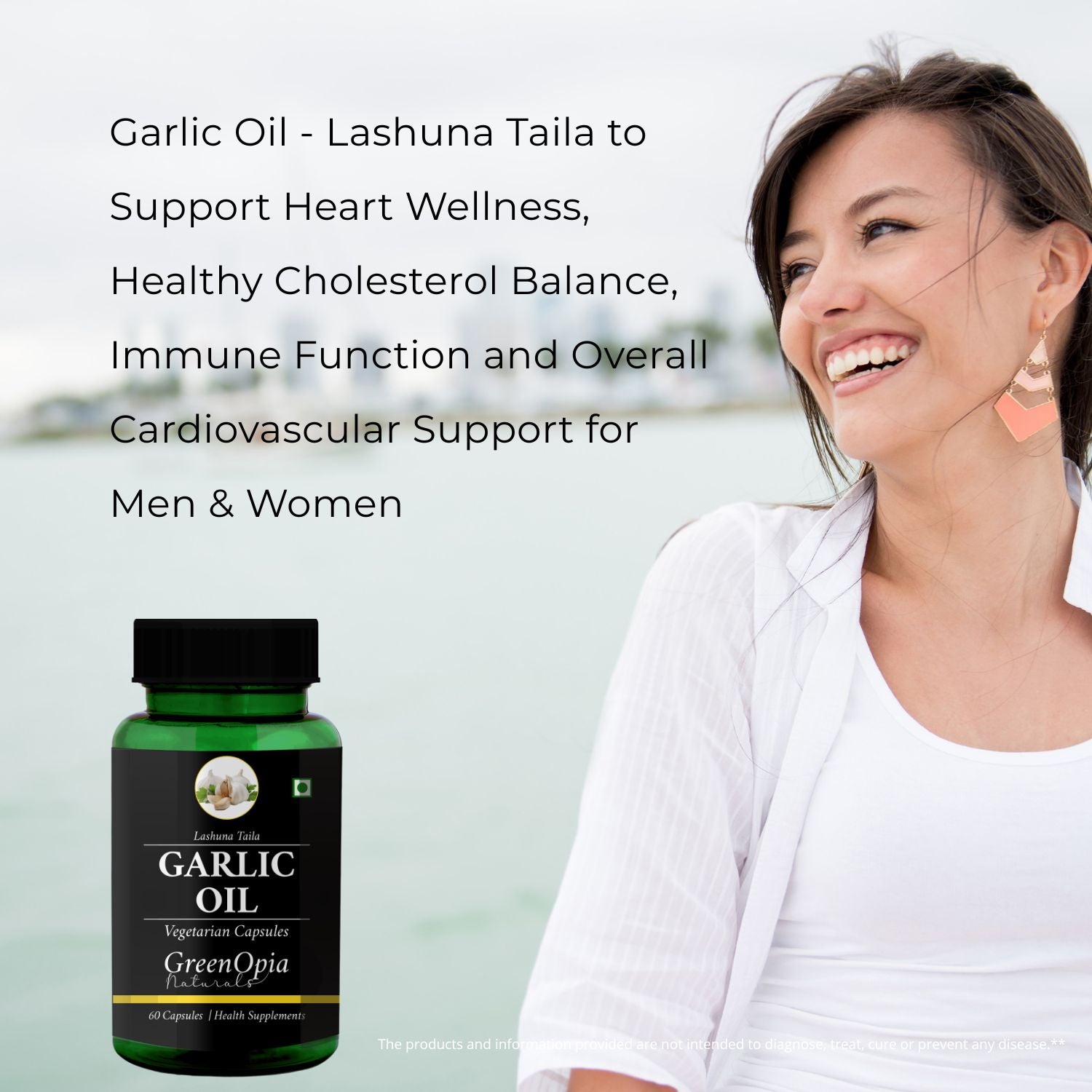 Garlic Oil 60 Liquid Filled Vegetarian Capsules