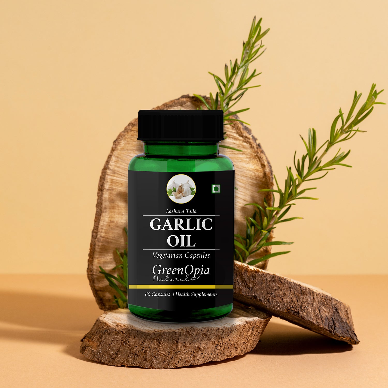 Garlic Oil 60 Liquid Filled Vegetarian Capsules