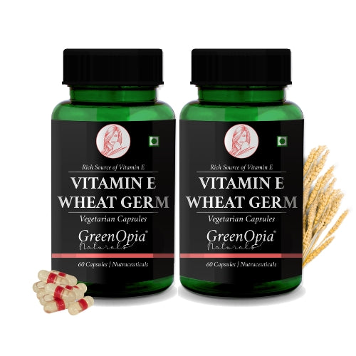 Vitamin E + Wheat Germ Oil Liquid-Filled Vegetarian Capsules