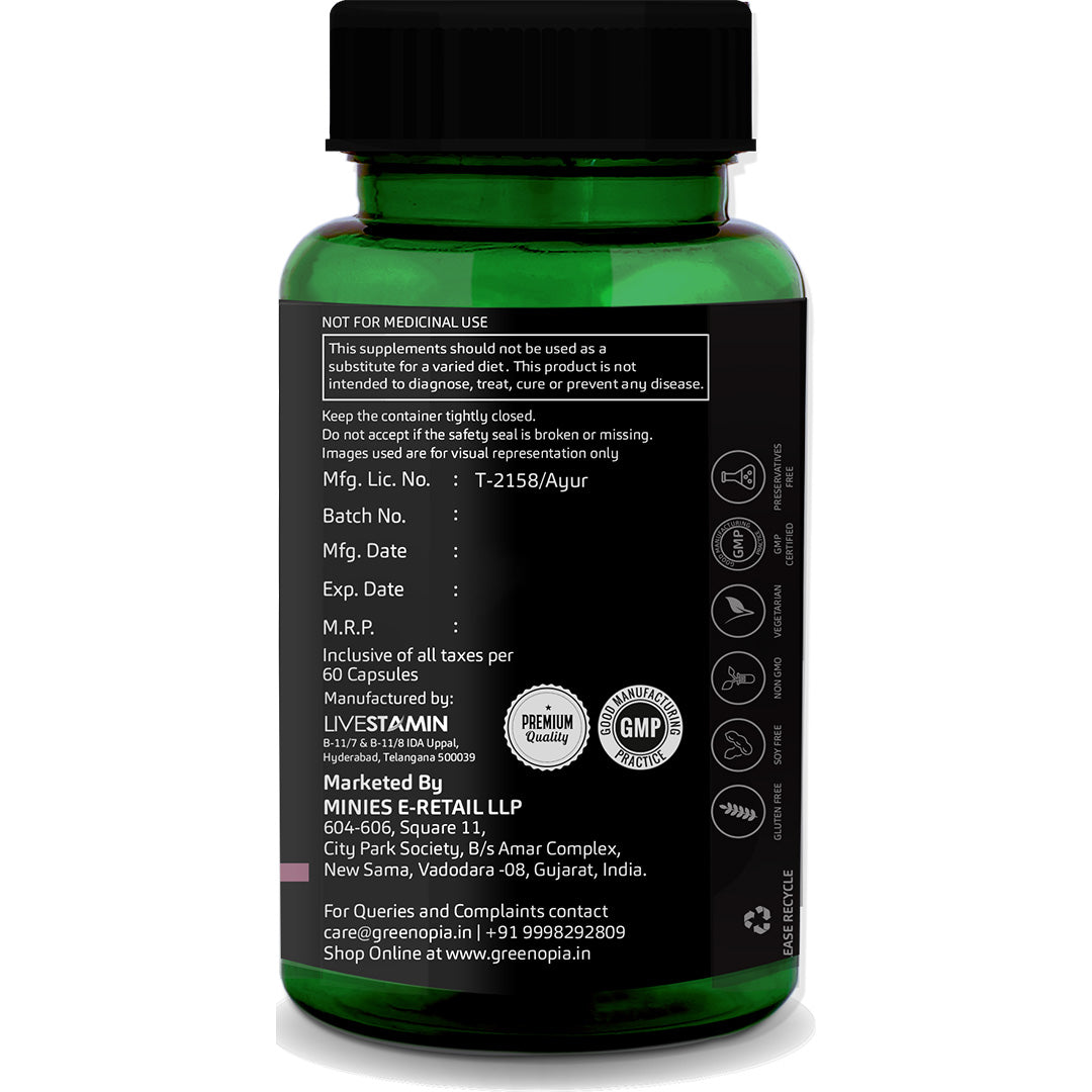 GreenOpia Grape Seed Extracts 60 Vegetarian Capsules