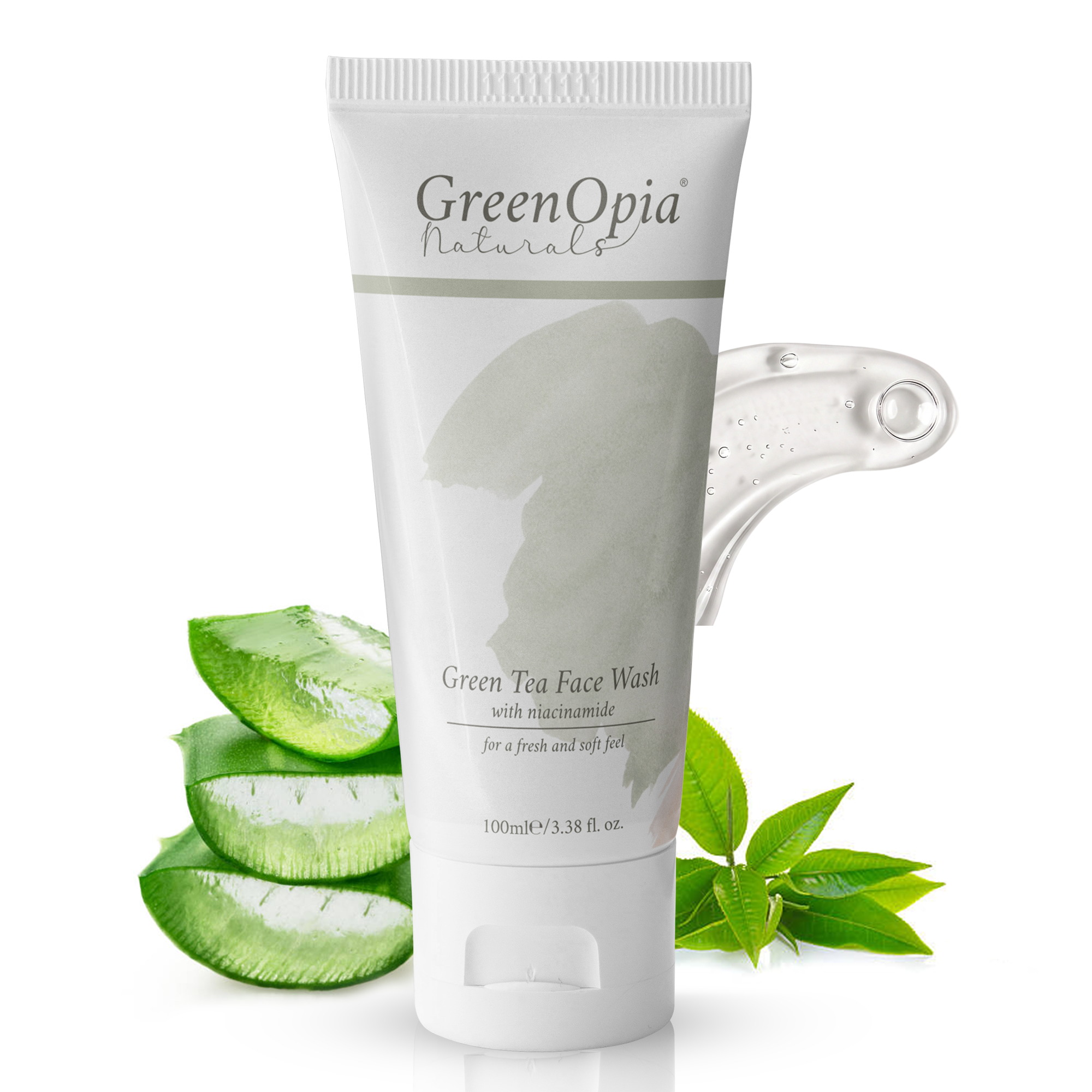 GreenOpia Green Tea & Niacinamide Face Wash for Oily & Acne-Prone Skin