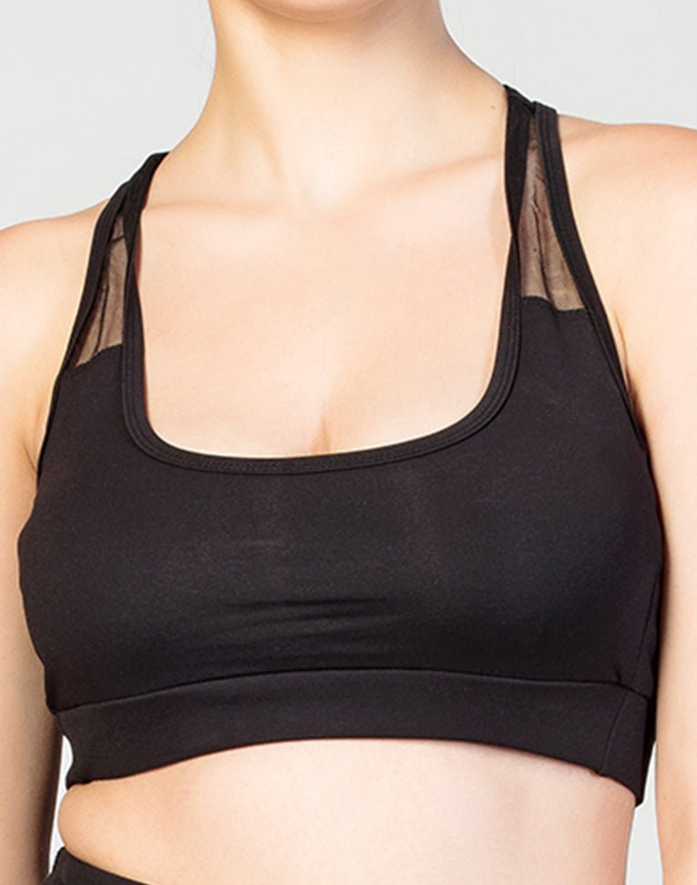 Active high impact sports bra for women – front view