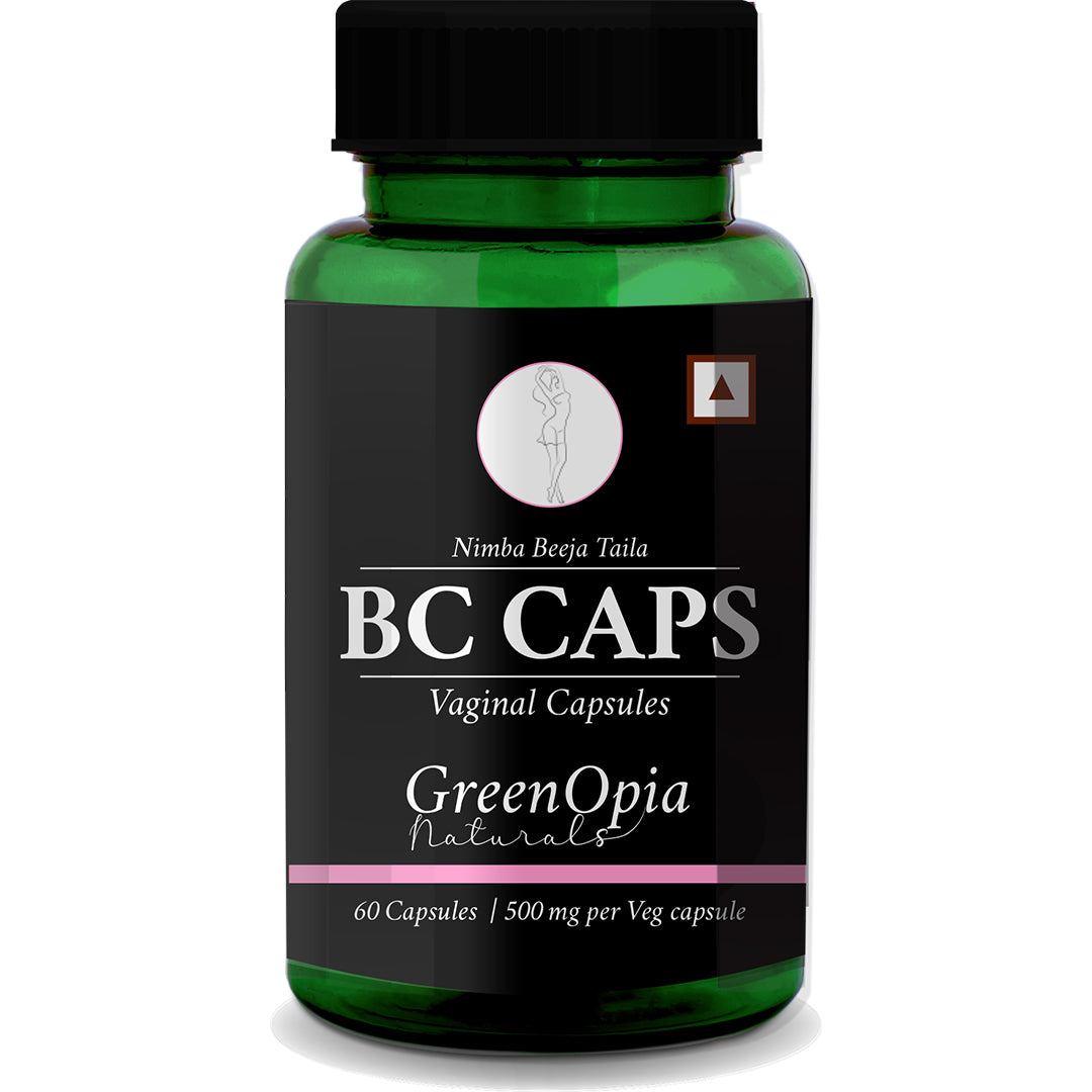 GreenOpia BC Caps – 60 Neem-Based Vaginal Capsules for Intimate Health and Infections
