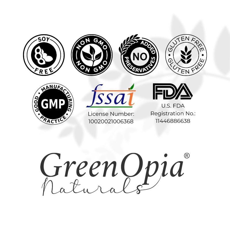 GMP certified and FSSAI approved GreenOpia Diabetic Care Capsules