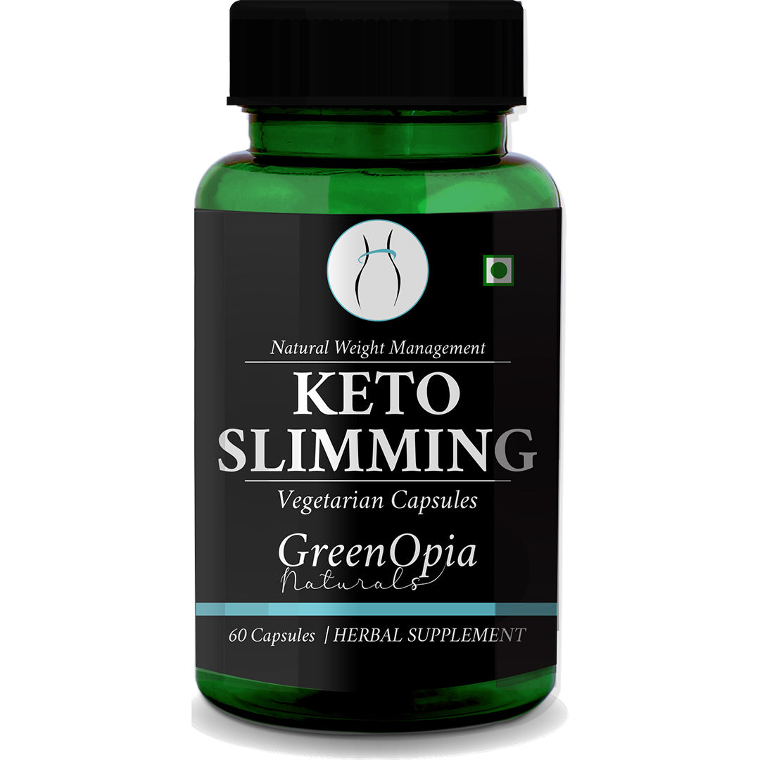 GreenOpia Keto Slimming Weight Management Capsules – Ayurvedic Fat Burner for Men and Women