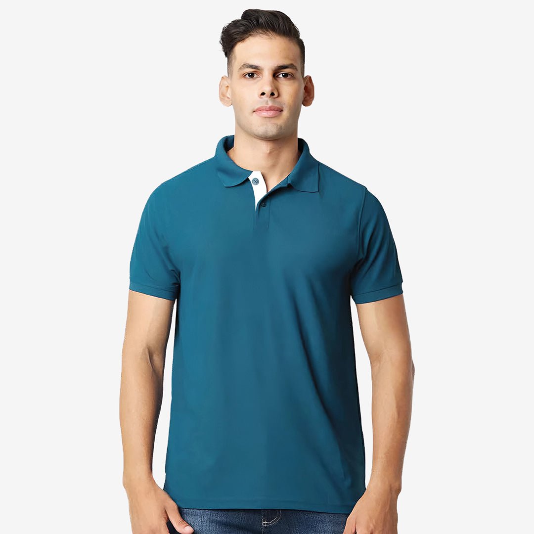 Greenopia micro polyester polo t-shirt for men