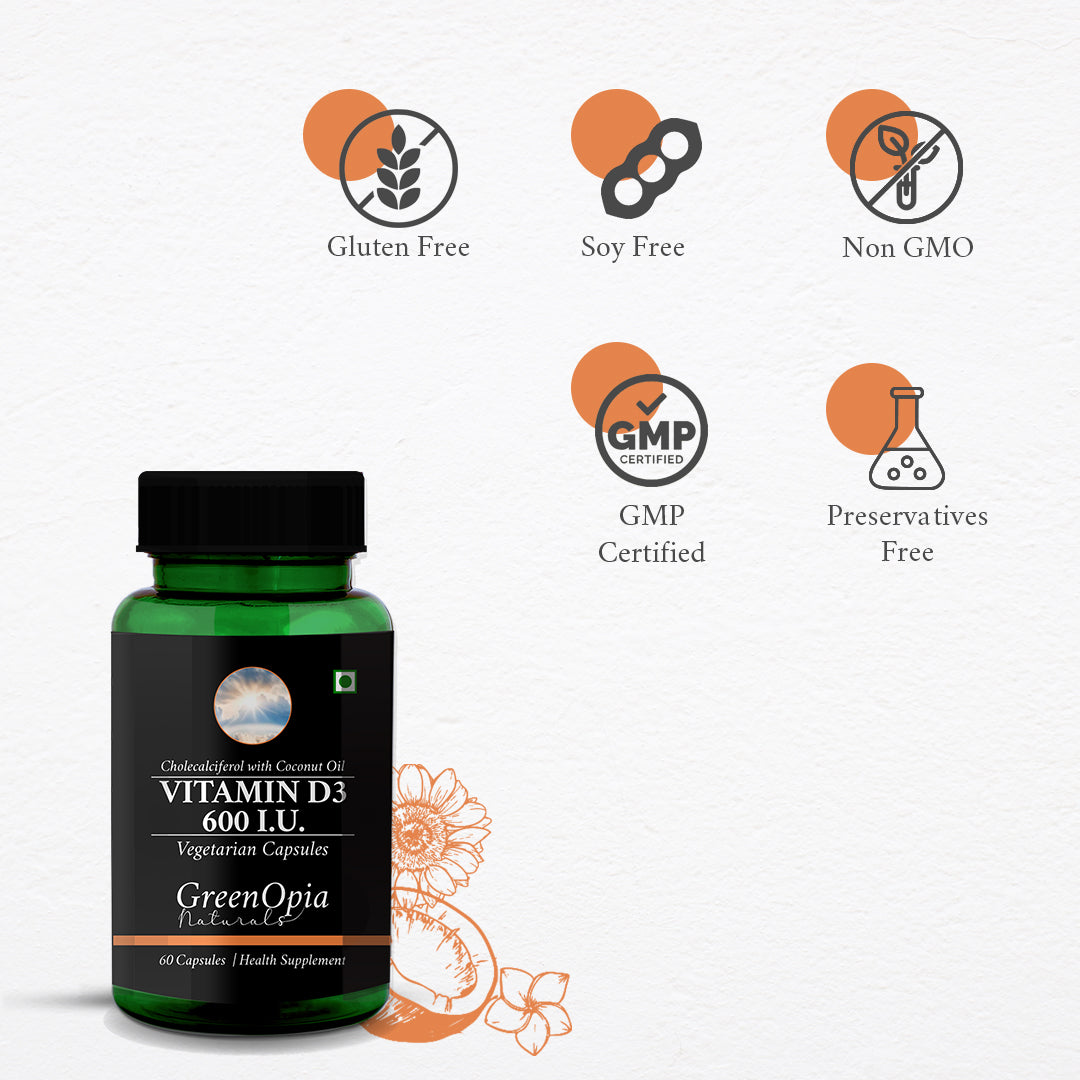 Cholecalciferol & Coconut Oil – High Absorption Vitamin D3