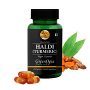 Haldi (Turmeric) Oil 60 Liquid Filled Vegetarian Capsules