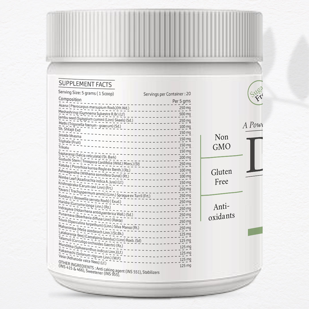 Ayurvedic Herbs for Blood Sugar Support – Ingredients of DiaOpia Herbal Powder
