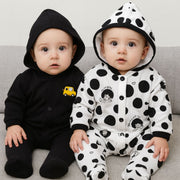Newborn Baby Full Sleeves 100% Cotton Hooded Rompers – Unisex (Pack of 2)