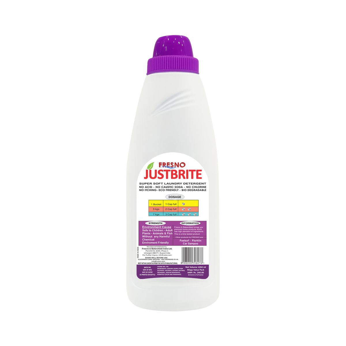 Fresno Just Brite Super Soft Laundry Detergent