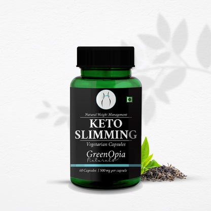 Keto Slimming Capsules – Vegan Ayurvedic Formula for Appetite Suppression and Fat Burn