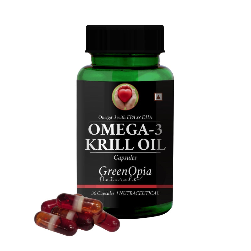 Krill Oil 30 Liquid Filled Capsules GreenOpia