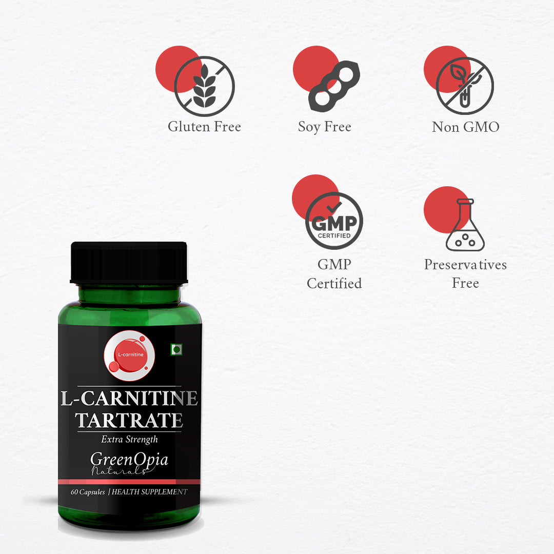 L-Carnitine L-Tartrate Capsules Muscle & Recovery Support | GreenOpia GreenOpia Naturals L-Carnitine L-Tartrate Capsules Muscle & Recovery Support | GreenOpia GreenOpia Naturals