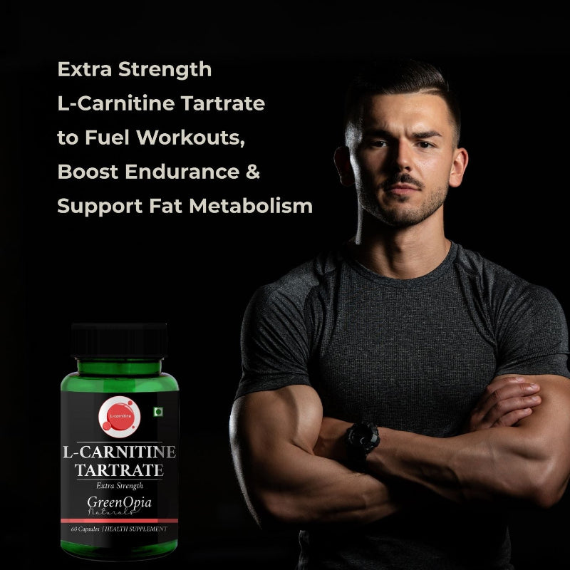 Vegetarian L-Carnitine L-Tartrate capsules by GreenOpia Naturals