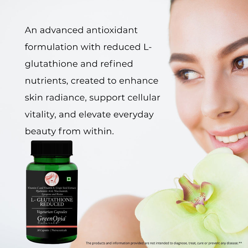 l glutathione with lycopene L-Glutathione Tablets 500mg for Skin Glow THEBODYRESERVE Glow, one sachet at a