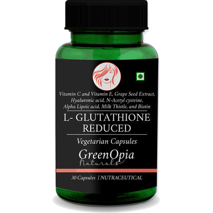 L Glutathione 30 Vegetarian Capsules – Skin Brightening &amp; Detox