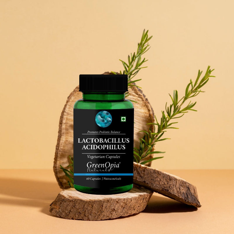 Probiotic capsules for digestive health and gut microbiome support