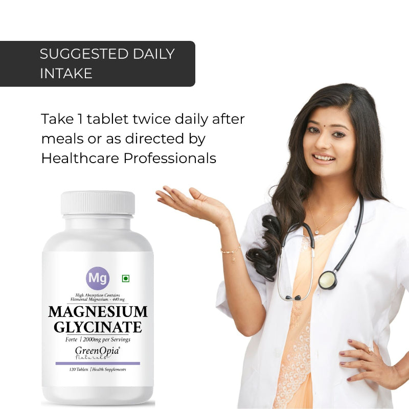 Magnesium Glycinate supplement supporting muscle recovery relaxation and sleep