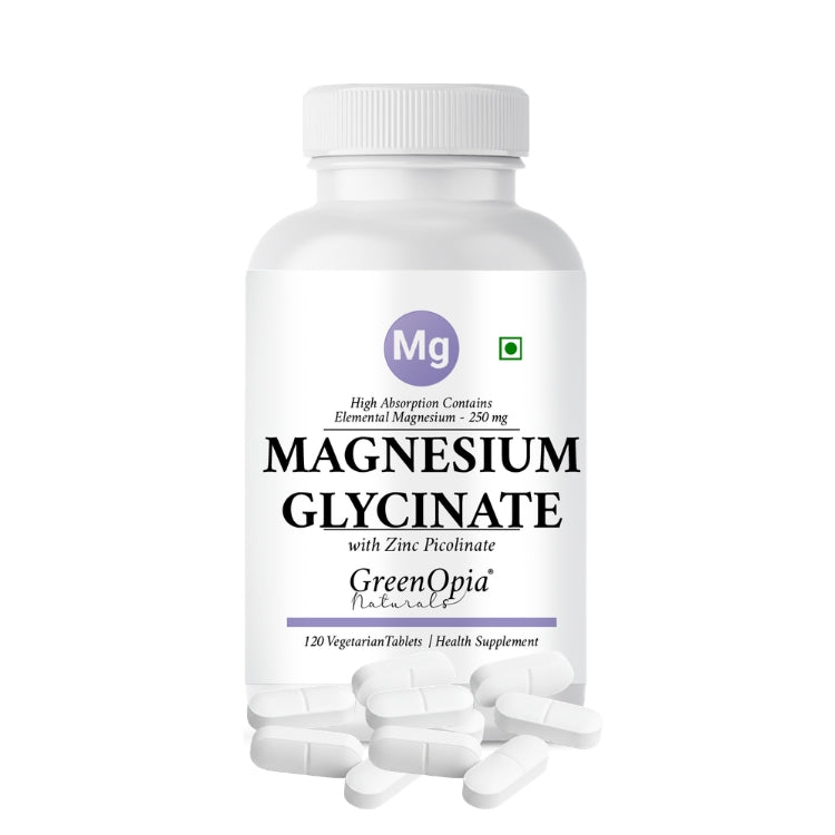 Magnesium Glycinate with Zinc Picolinate 120 Vegetarian Tablets