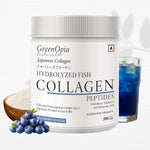 GreenOpia Marine Collagen for Women & Men | Clinically Proven Ingredient | 200g (Available in 3 Flavours)
