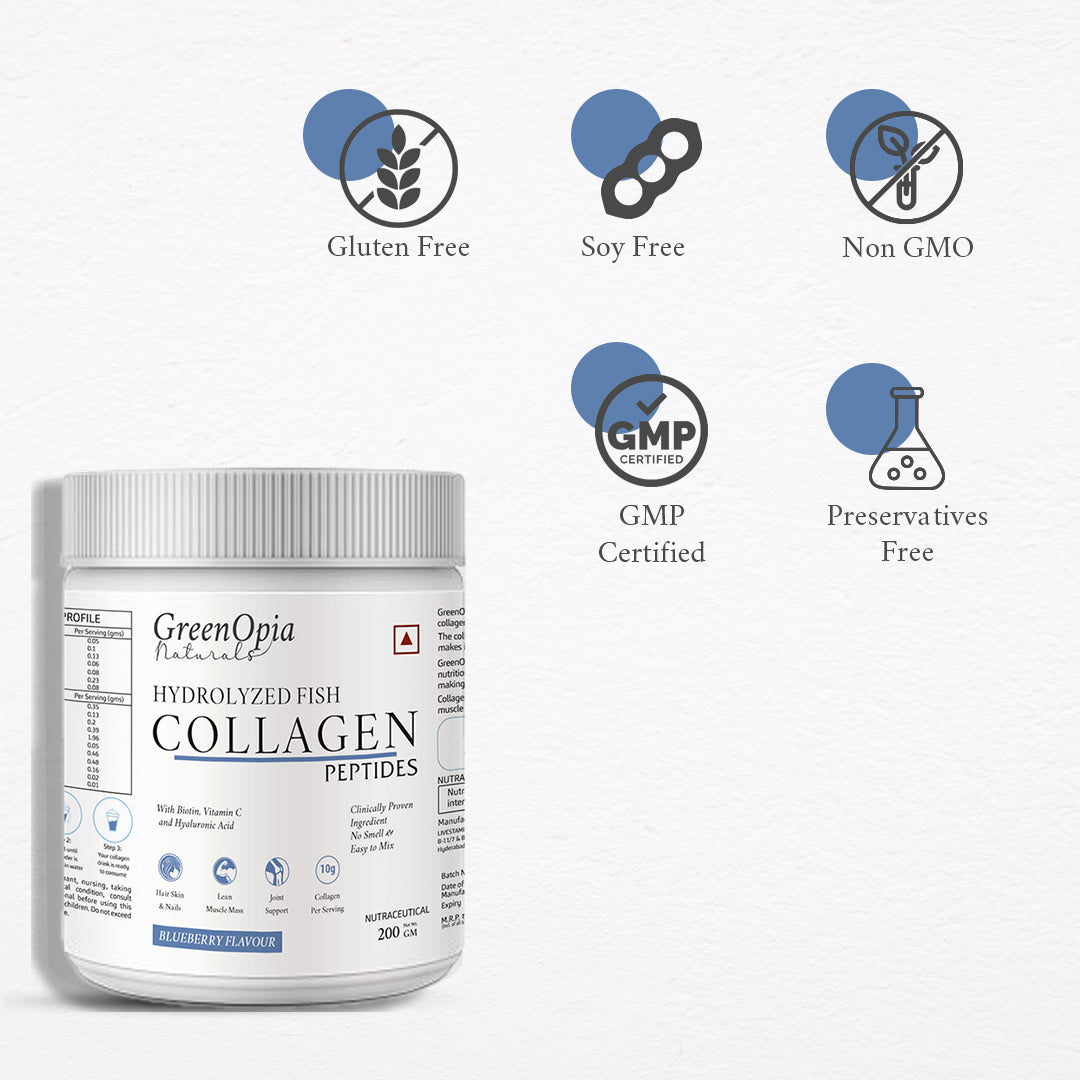 Marine Collagen Supplements for Women &amp; Men | Clinically Proven Ingredient | 200g (Available in 3 Flavours)