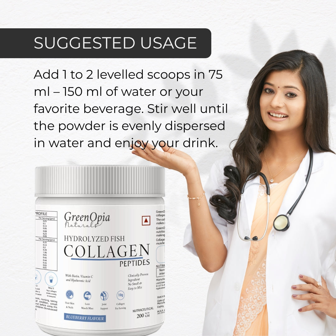 Marine Collagen Supplements for Women &amp; Men | Clinically Proven Ingredient | 200g (Available in 3 Flavours)