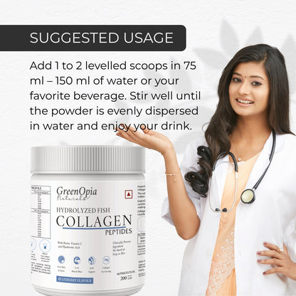 Marine Collagen Supplements for Women &amp; Men | Clinically Proven Ingredient | 200g (Available in 3 Flavours)