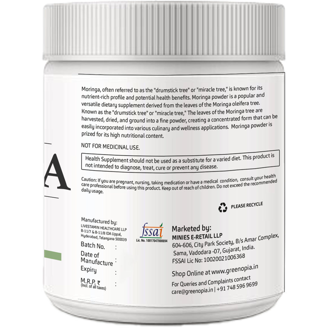 GreenOpia Organic Moringa Powder 200g - Immunity Booster