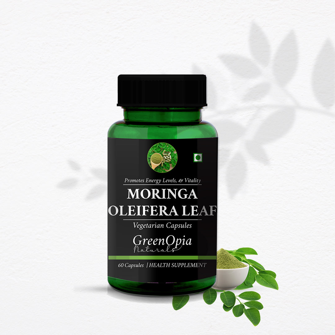 GreenOpia Moringa Oleifera Leaf 60 Vegetarian Capsules
