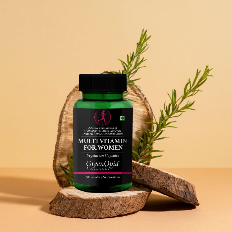 Women's multivitamin supplement supporting energy, immunity, skin, hair and hormonal health