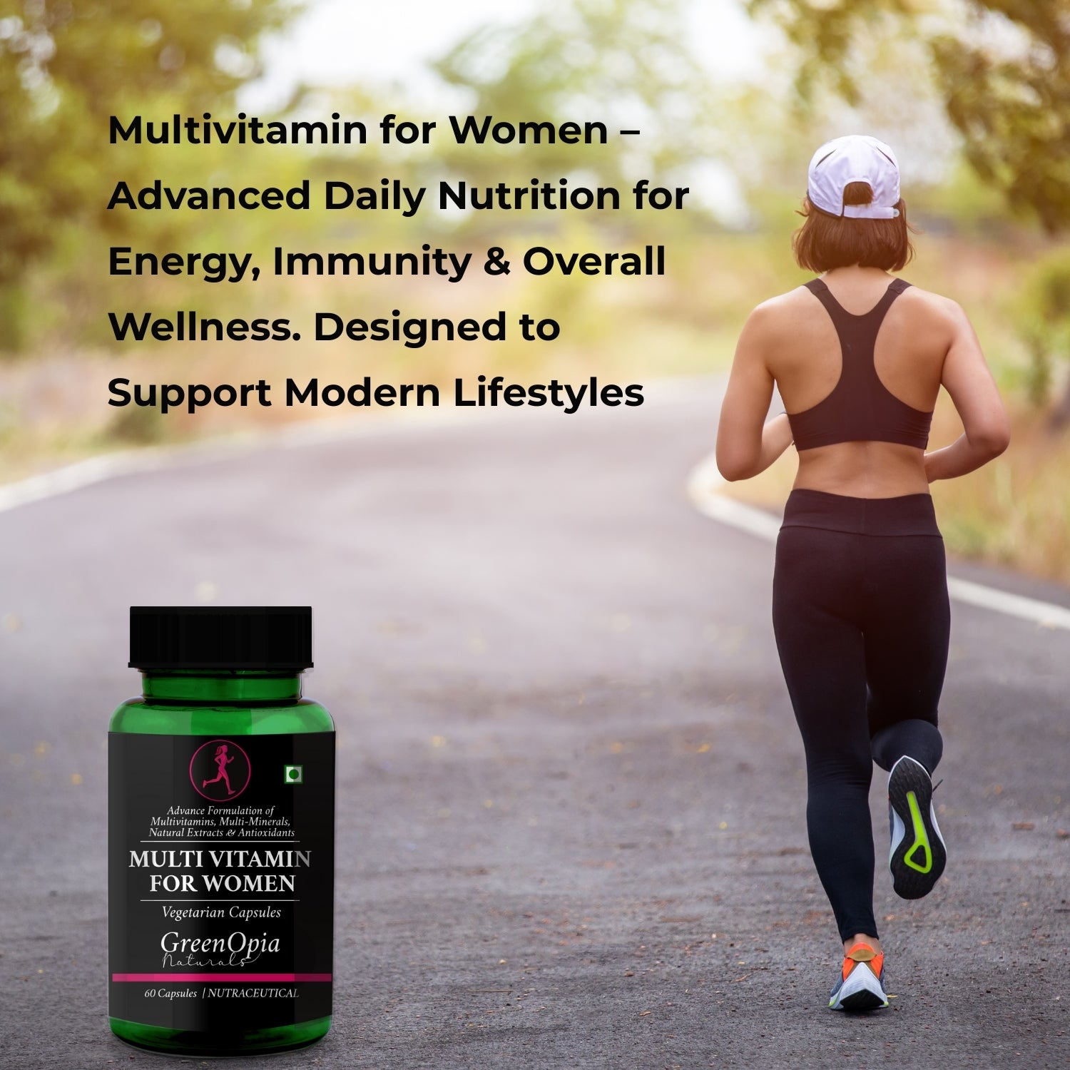 GreenOpia Multivitamins for Women 60 Vegetarian Capsules