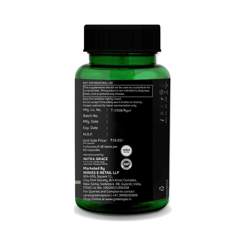 GreenOpia Neem Peppermint Oil Capsules for natural digestive support and bloating relief