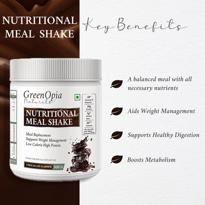 GreenOpia Nutritional Meal Replacement Shake - 500g Pack