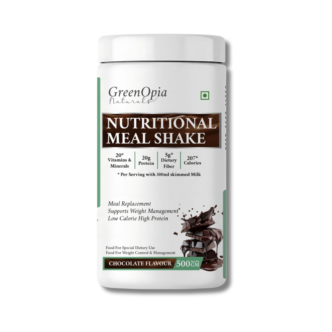 GreenOpia Nutritional Meal Replacement Shake for Weight Loss – 20g Protein, 5g Fiber, 500gram