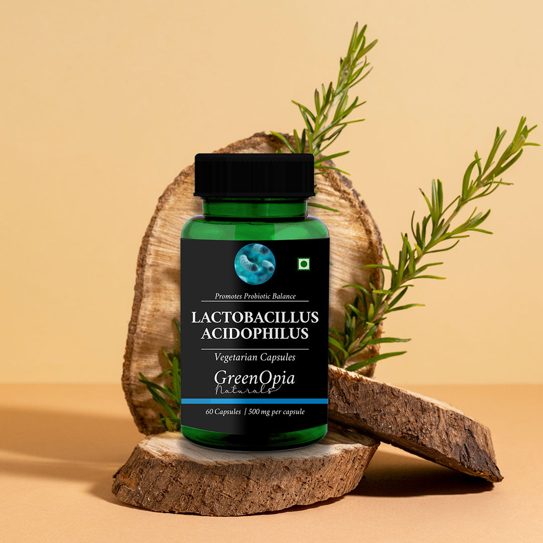 GreenOpia Probiotic Supplement Facts – 5 Billion CFU of Lactobacillus Acidophilus per Capsule