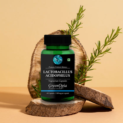 GreenOpia Probiotic Supplement Facts – 5 Billion CFU of Lactobacillus Acidophilus per Capsule
