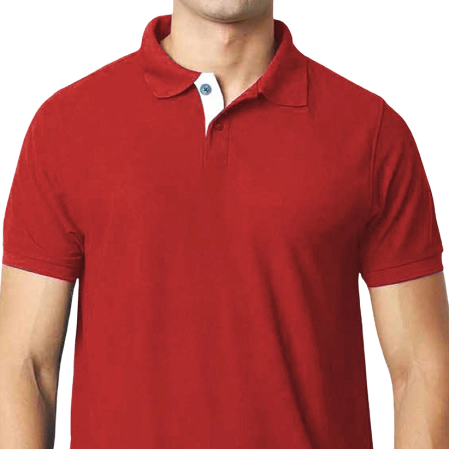 Micro Polyester Polo T-Shirt for Men – Half Sleeves, Quick-Dry & Sporty