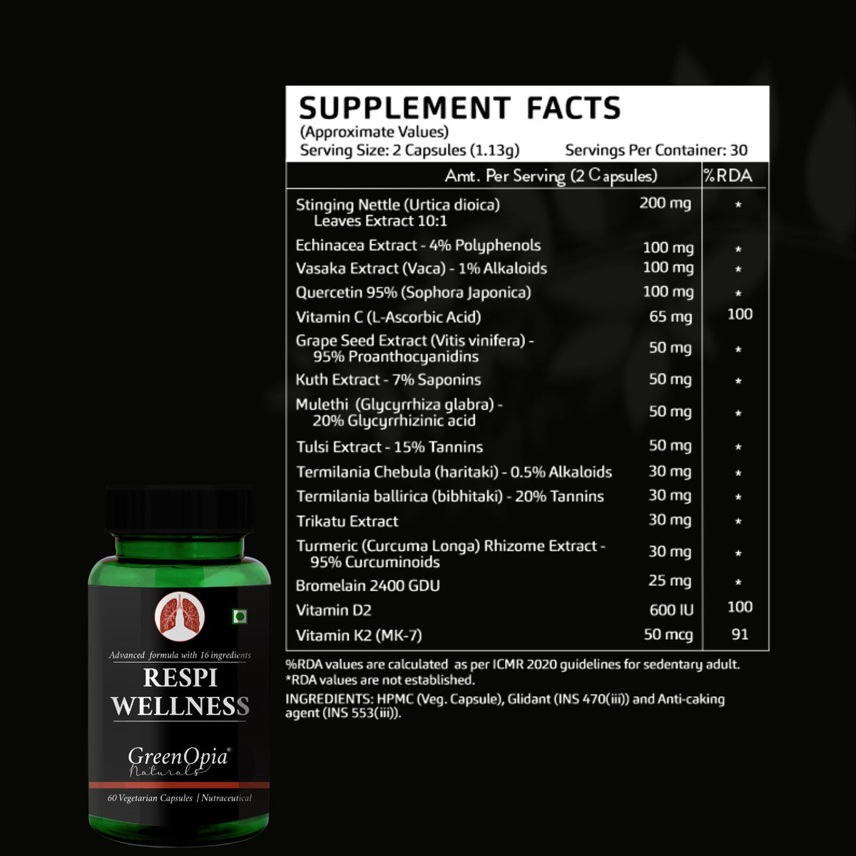 Respi Wellness Vegetarian Capsules