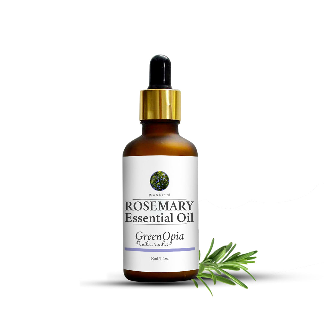 GreenOpia Rosemary Essential Oil – 30ml | 100% Pure & Natural Oil for Hair Growth, Skin Care & Aromatherapy