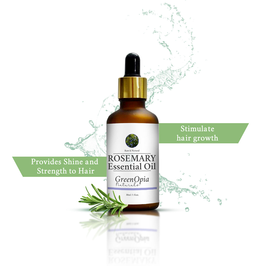 Rosemary Essential Oil – 30ml | 100% Pure &amp; Natural Oil for Hair Growth, Skin Care &amp; Aromatherapy