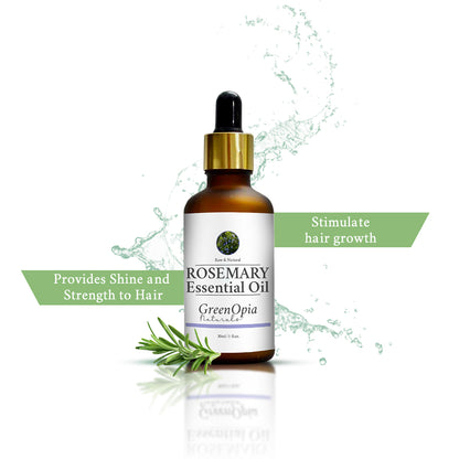 Rosemary Essential Oil – 30ml | 100% Pure &amp; Natural Oil for Hair Growth, Skin Care &amp; Aromatherapy