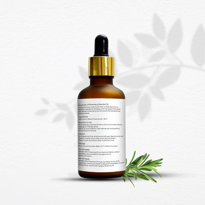 Rosemary Essential Oil – 30ml | 100% Pure &amp; Natural Oil for Hair Growth, Skin Care &amp; Aromatherapy
