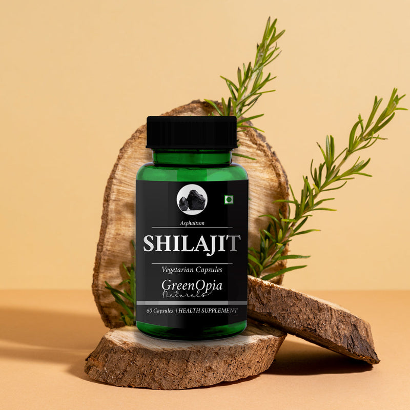 Shilajit extract with fulvic acid and 84+ trace minerals infographic