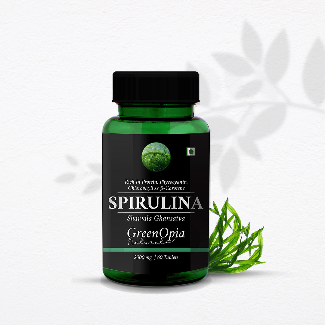 GreenOpia Spirulina Extracts 60 Vegetarian Tablets